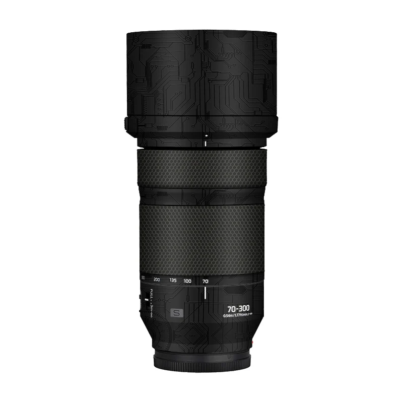 สติกเกอร์ติดเลนส์มาโคร F4.5 ~ 5.6สำหรับ Panasonic Lumix S 70-300มม. สติกเกอร์ติดเลนส์จากแผ่นฟิล์มไวนิลกันรอยขีดข่วนเคลือบป้องกัน