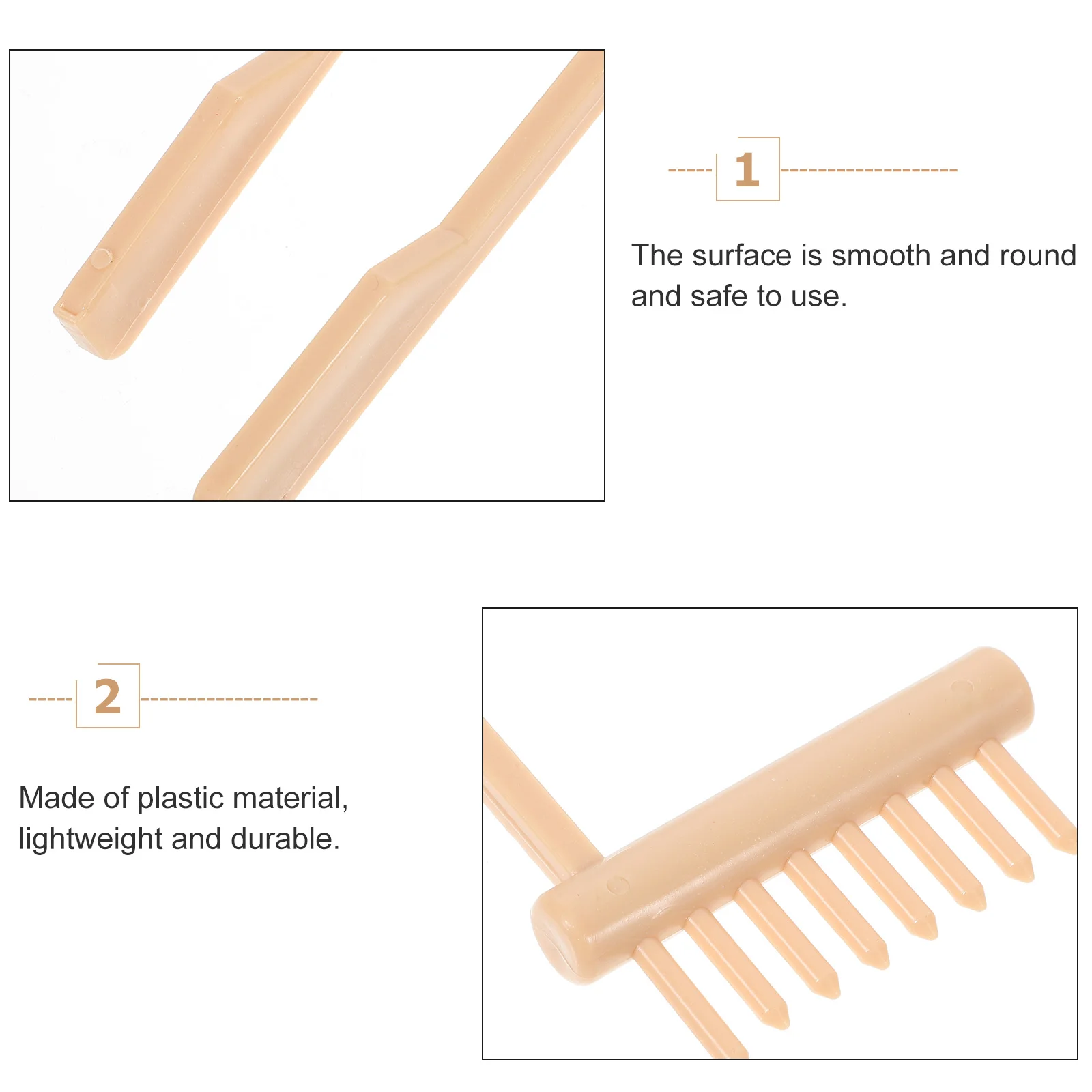 Mini Zen Garden Rake Set Plastic Durable Tools Create Lines Waves Flowers Circles Decor Tea House Room Bookshelf Perfect