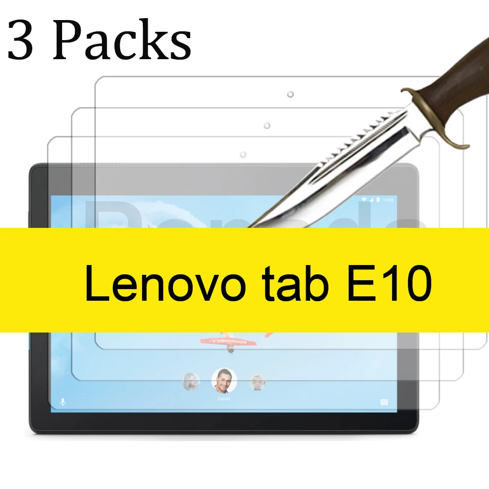 

3PCS Glass screen protector for lenovo E10 TB-X104 tablet protective film