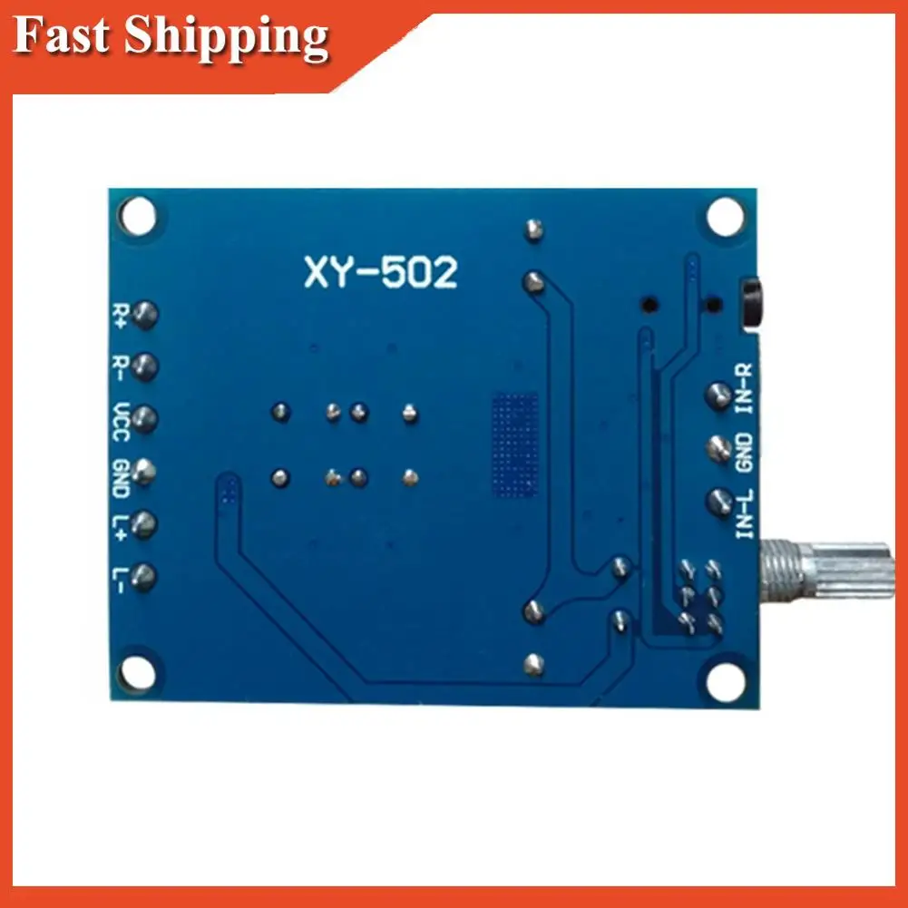 Эффективный двухканальный цифровой усилитель мощности TPA3116D2 50Wx2, 2-канальный стерео, высокоэффективная защита от обратного хода XY-502