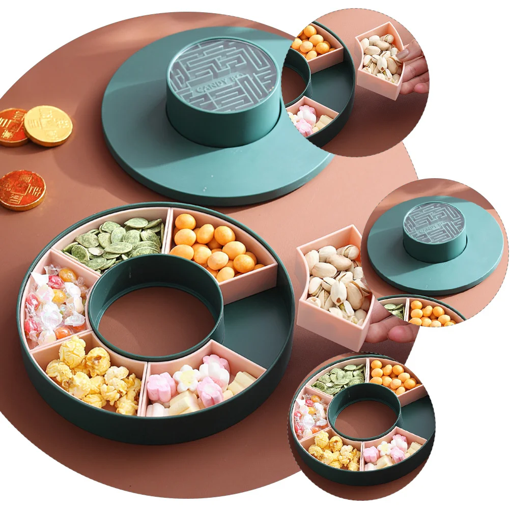 

1Pcs Creative Dried Fruit Plate Snacks Storage Tray Special Shape Design Home Hotel Office Party Use Dried Fruit Plate