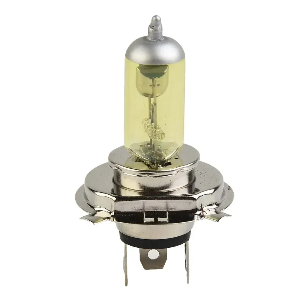 55W 할로겐 전조등 전구 램프 방수 DC 12V 6A H4 크세논 헤드 라이트 노란색 밝은 1pcs 진동 방지 새로운