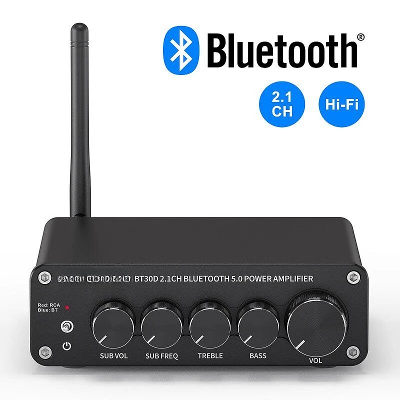 BT30D Bluetooth digital power amplifier home HiFi high fidelity small subwoofer binaural