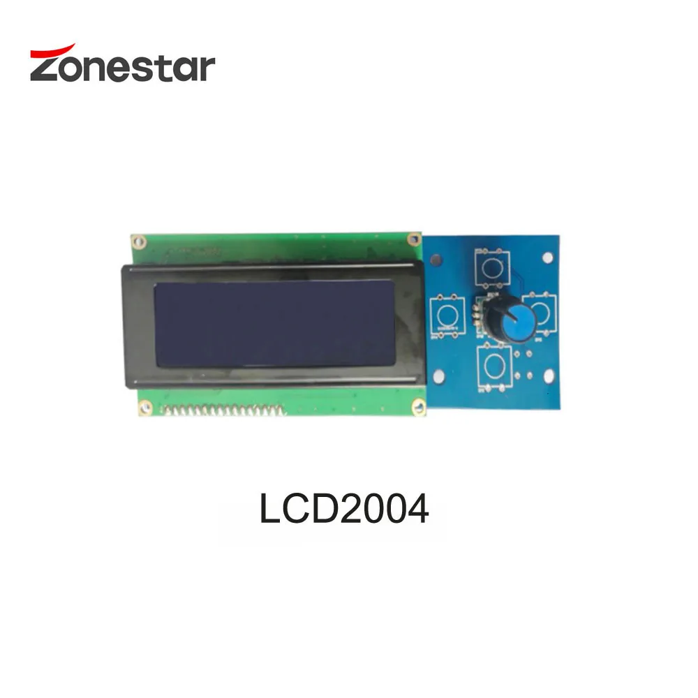 ZONESTAR LCD Screen 2004 12864 128x64 Dot Blue Screen Backlight Display with Knob Reprap RAMPS Arduino Mega Board 3D Printer Kit