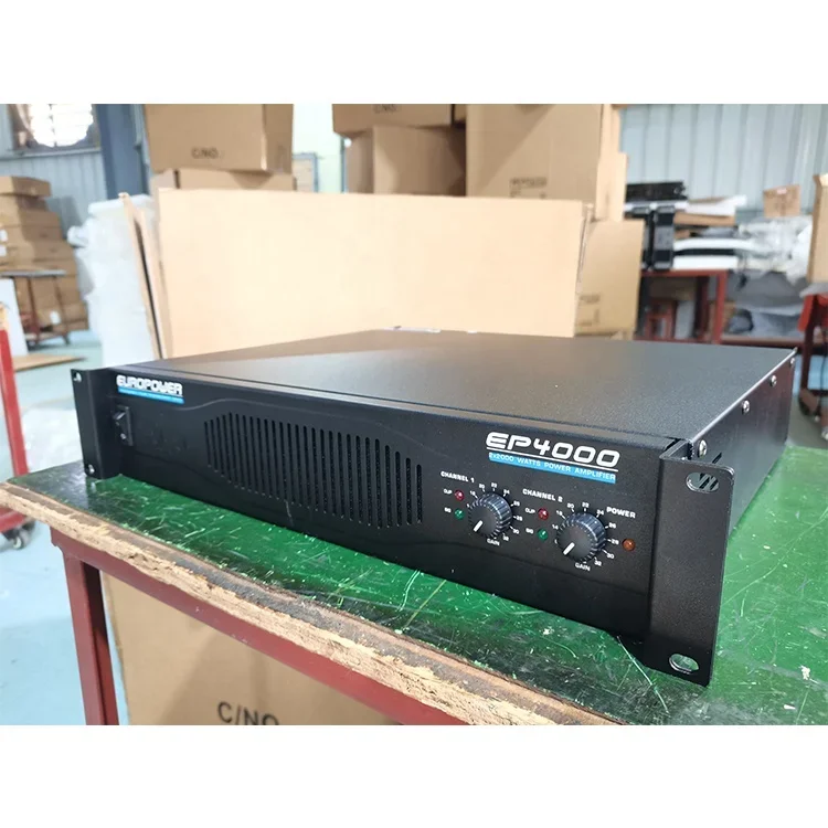 EP4000 Pro Amplifier Audio, Amplifier daya profesional performa luar ruangan