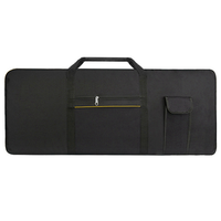 ABKJ-2X Portable 61 Key Electronic Piano Keyboard Gig Bag Carrying Bag Storage Holder Case 600D Cloth