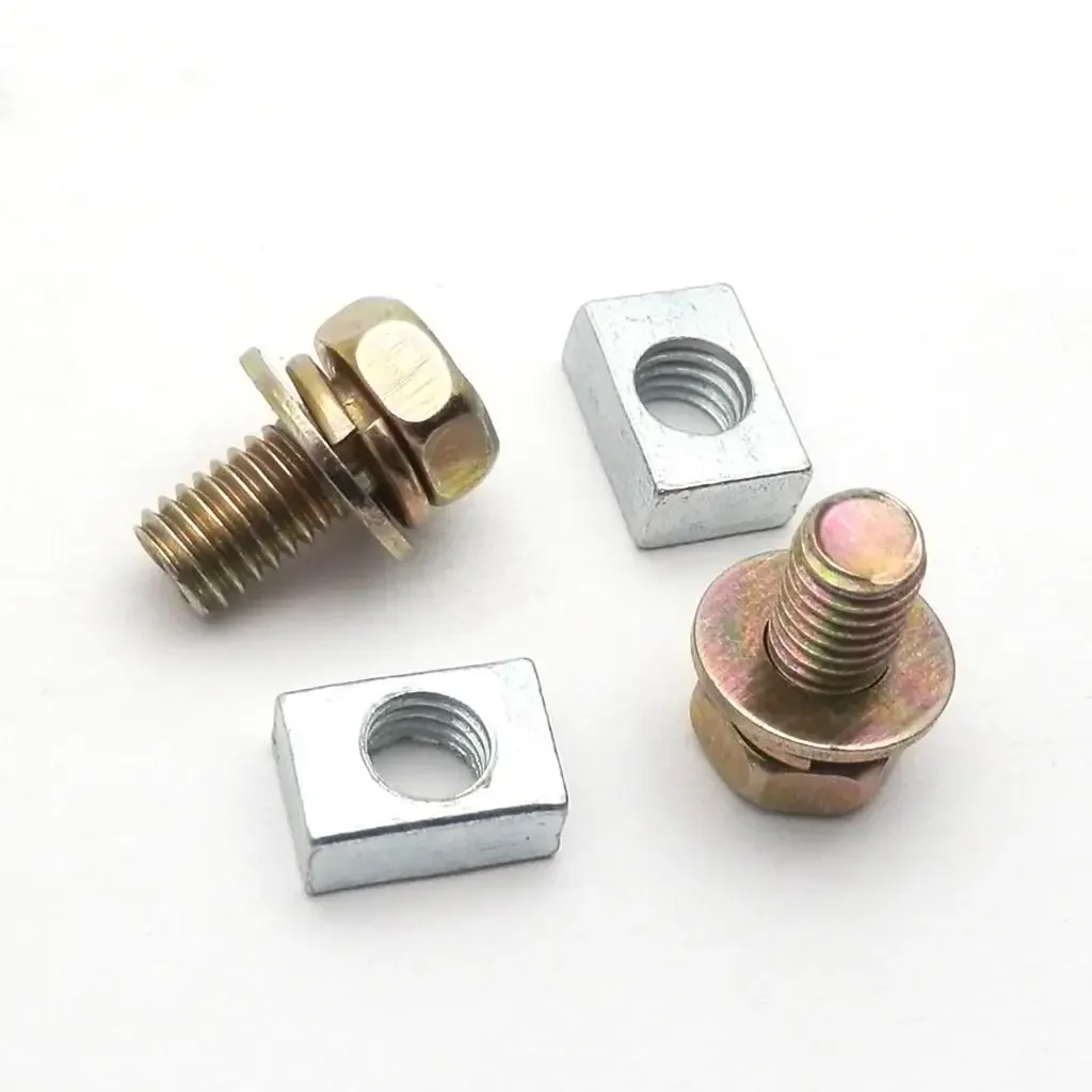 2 Set Universal Motorcycle Scooter ATV DIRT BIKE Battery 6mm Terminal Nut and Bolt Kit M6x12mm Firt 6-7Ah