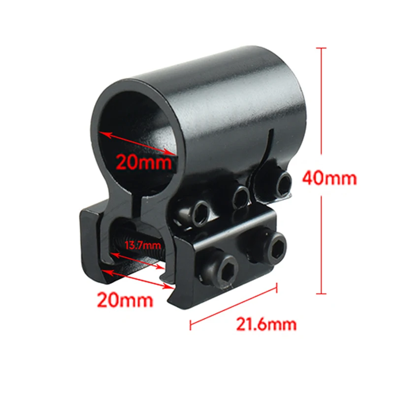 BST-2 Laser-Montagebasis, roter und grüner Laser-Montageclip, verstellbare Knopfbreite, taktisches Visier-Laser-Kombinationszubehör – Detail 5
