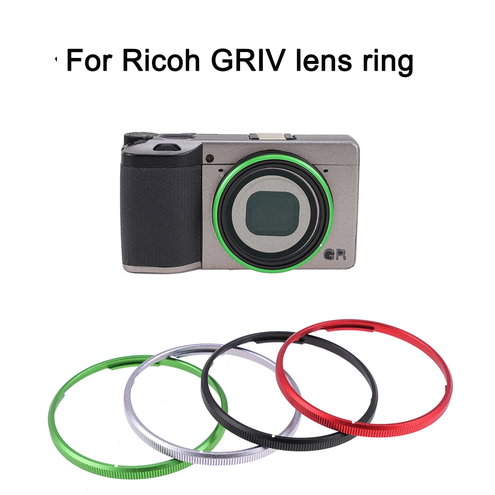 

FOTGA Aluminium Lens Ring For Ricoh GRIV GR4 Camera Replaces Lens Rings Decoration Ring Cap Lens Ring Green Black Silver Color