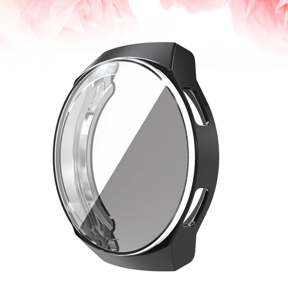 Funda para reloj Protección de pantalla completa Compatible con Gt Black Recortes precisos Material duradero Idea de regalo Caja para reloj