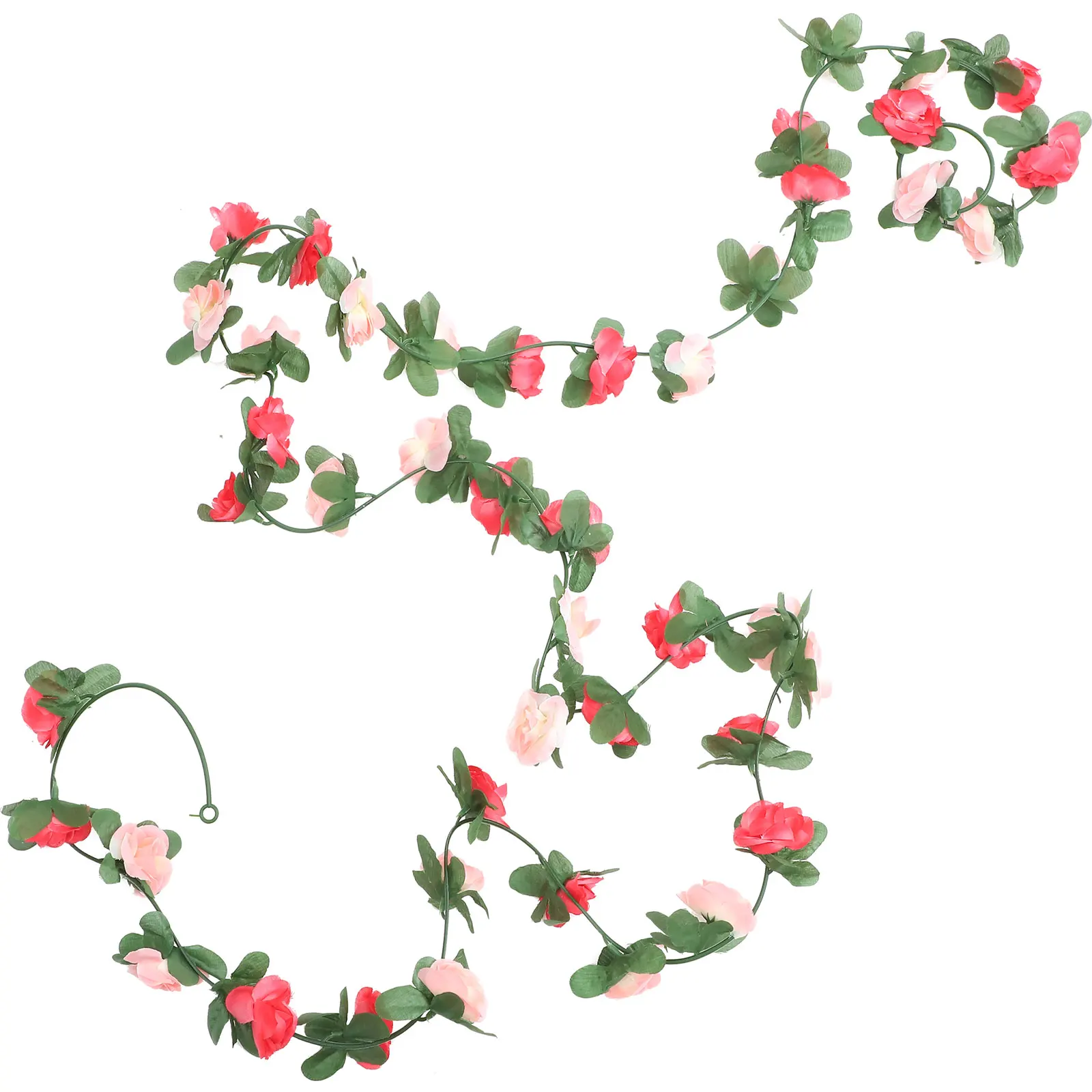 

Decorative Rose Garland 8Ft Lifelike Artificial Vine with Flowers for Wedding Arch Home Office Party Room Decor Imitation Flower