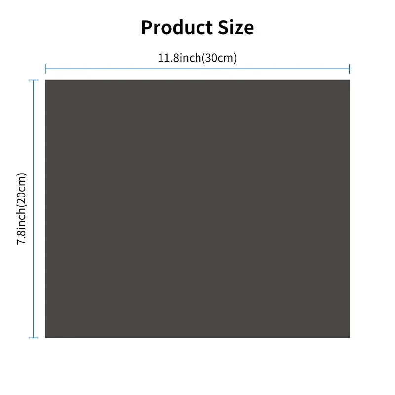 Selens-Folhas de filme polarizador adesivo, LCD, Física Educacional Filtro Polarizador Linear, 20x30cm