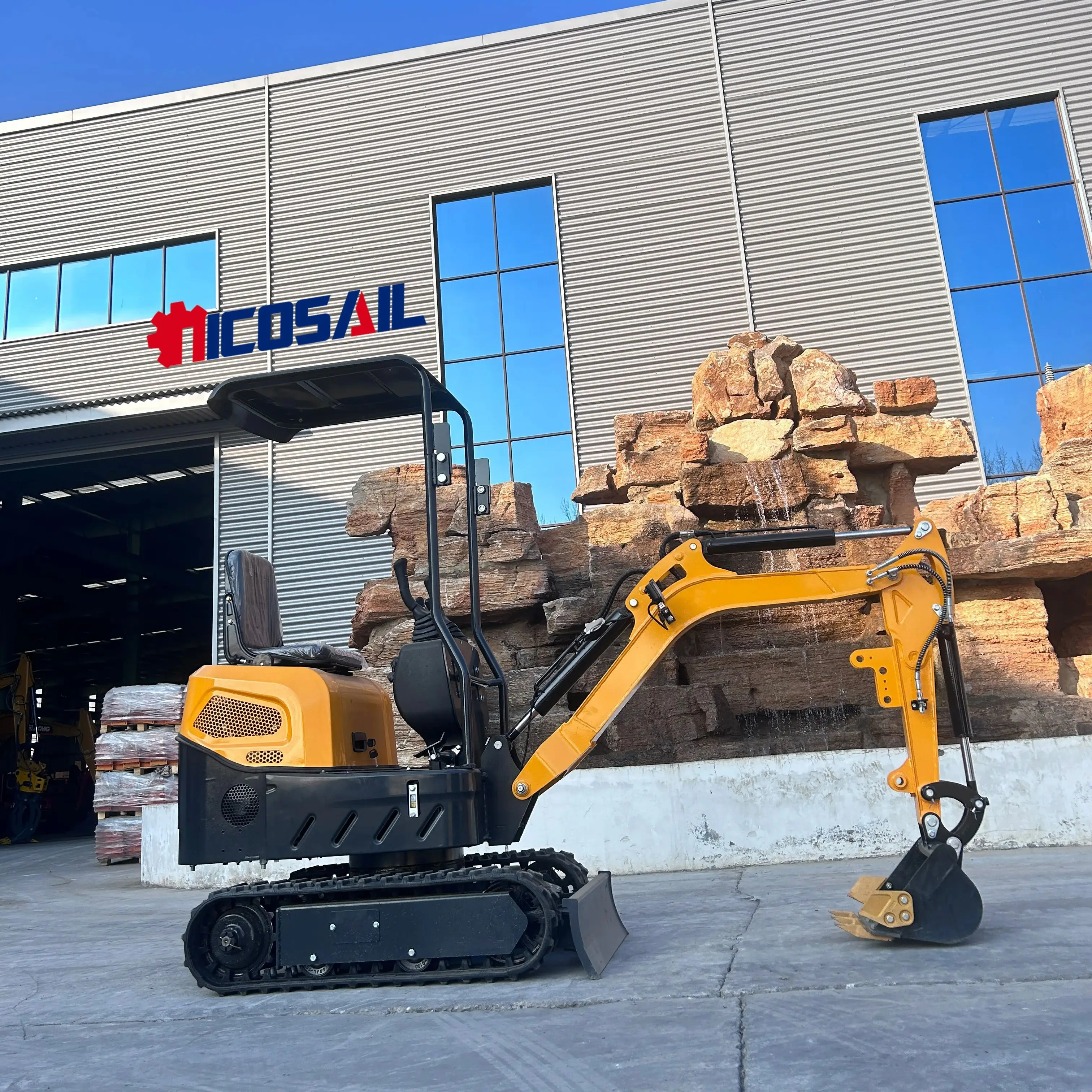 

1.2 ton Mini Excavator Multi functional Small Hydraulic Crawler Mini Excavator New Farm Excavator with Accessories