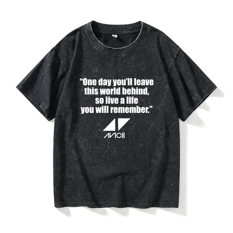 

Avicii Memorial Ro T-irt ort Sve Casual Loose Fit ex Cotton Classic Pattern Summer Wear for Men And Women