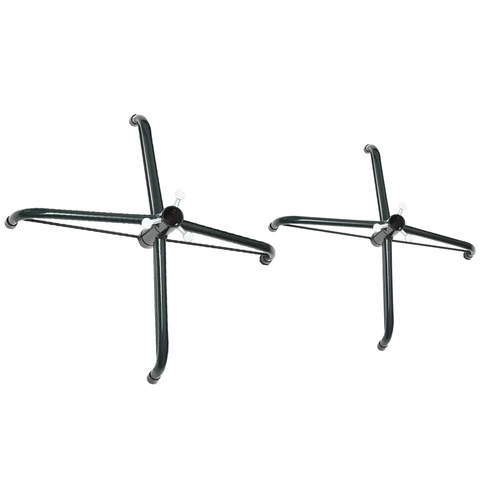 

2Pcs Christmas Stand Sturdy Metal Bracket for Indoor Decor Holiday Xmas Tree Holder Rack Stable Quadripod Design Christmas Tree