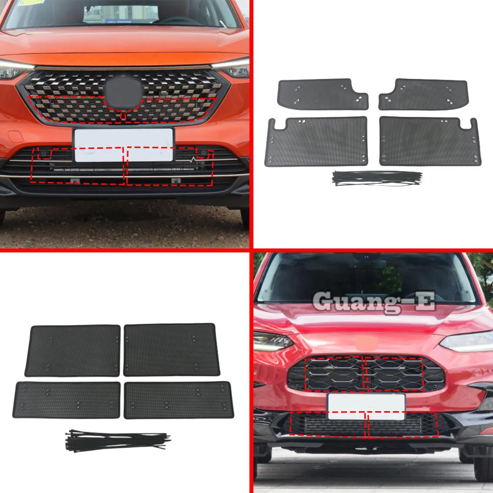 

Для Honda XR-V ZR-V HR-V Vezel 2022 2023 2024, сетка передней решетки из нержавеющей стали, сетка для автомобиля, средняя сетка от насекомых, HRV ZRV