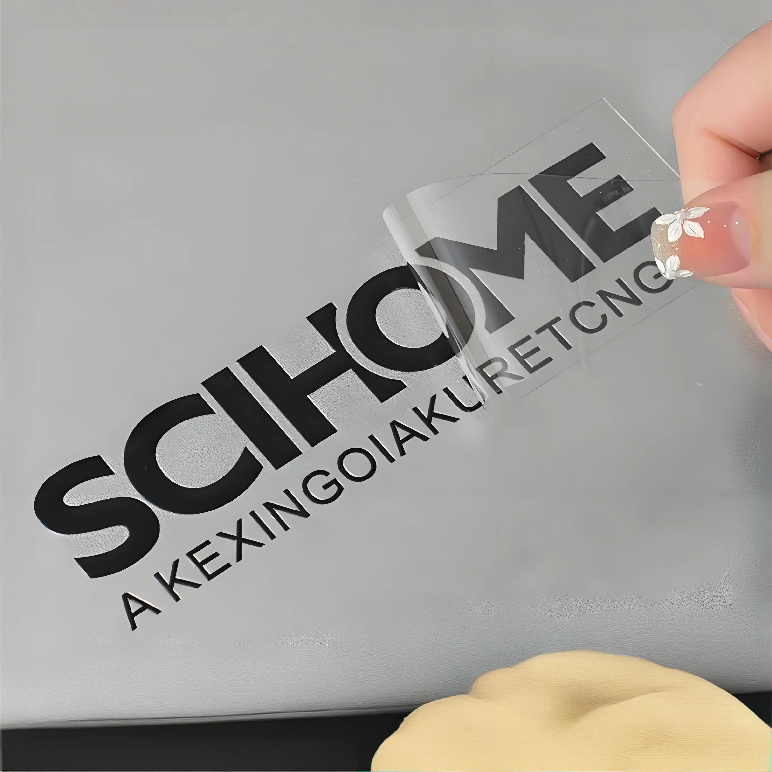 

100pcs Custom UV Print Transfer Sticker Personal Logo print Crystal Self-adhesive Label On Bottles Packing Bag Box