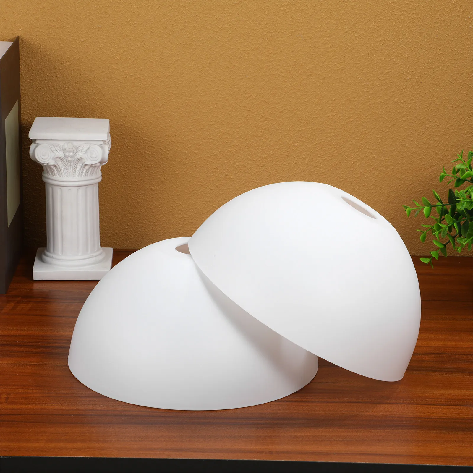 

2 шт. абажура в форме гриба, простой дизайн, для настольной лампы, для дома, спальни, сменный чехол для настольной лампы, простая установка, мягкий.