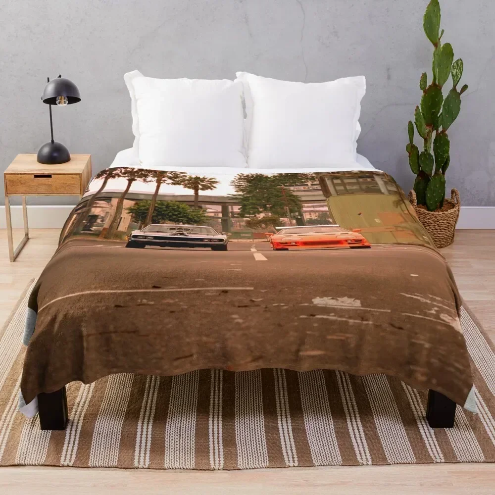 

Fast & Furious 1 - Wallpaper - Poster Throw Blanket Soft Cozy Blanket for Pet Kids Adults
