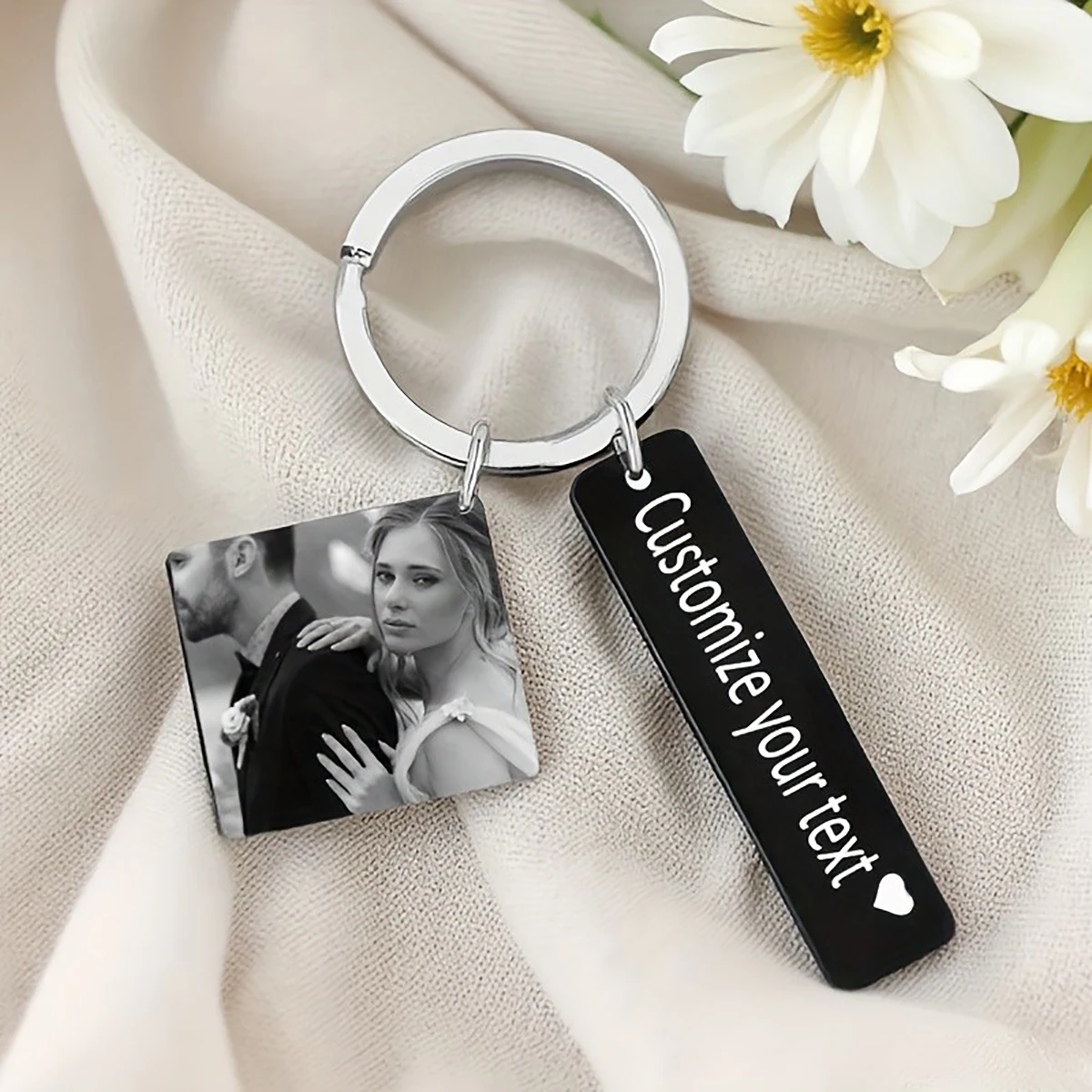 Personalizowany breloczek ze s – Initial Ring Custom recenzja i cena