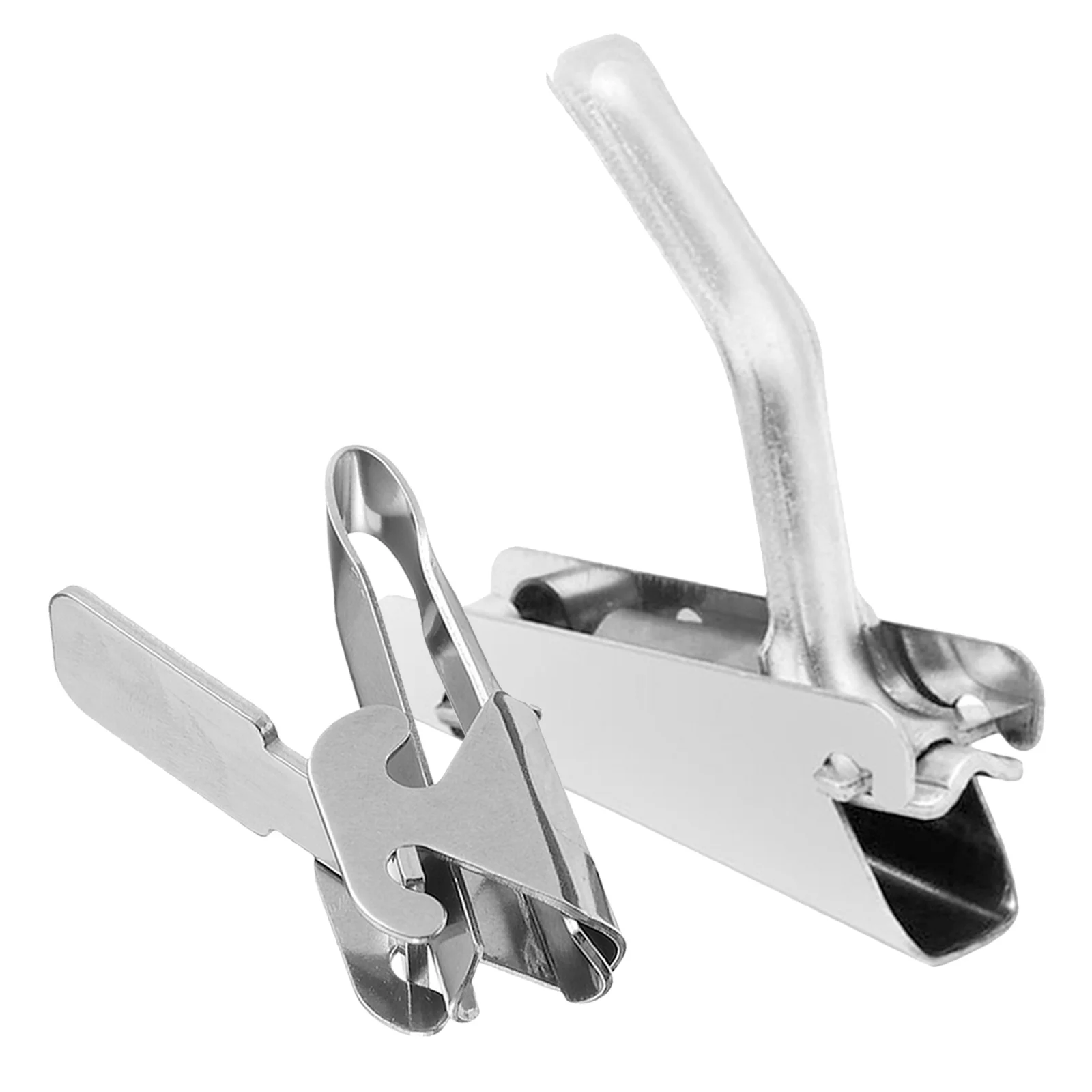 

2Pcs Stainless Steel Nut Plier Pine Nut Melon Seed Opener Sheller Easy to Use Portable Teeth Protector