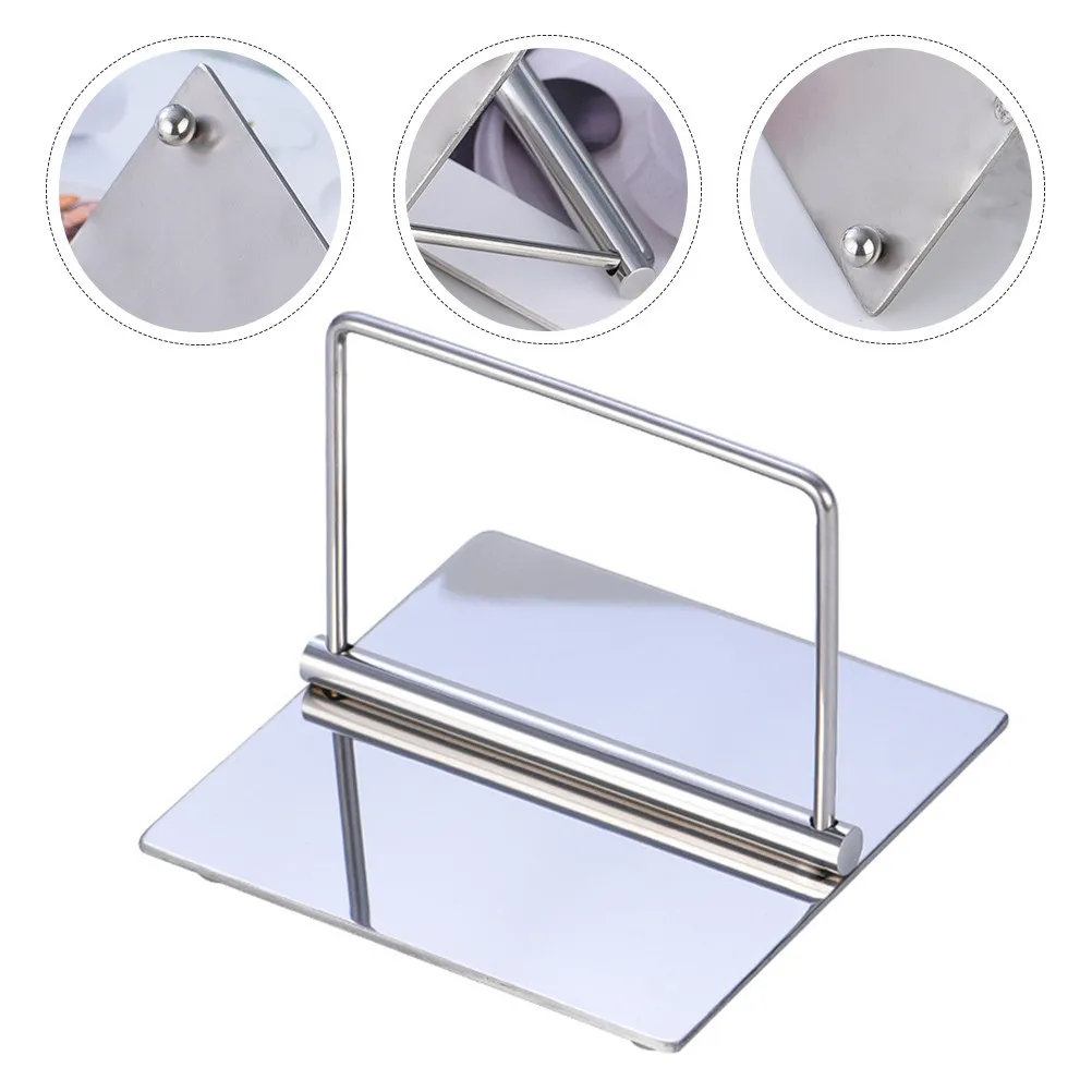 

1Pcs Stainless Steel Tissue Holder Napkin Stand Heavy Duty Thick Base Non-Slip Desktop Paper Towel Holder for Kitchen Hotel
