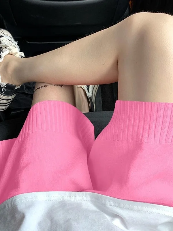 

Новые летние женские вязаные тонкие брюки-палаццо свободного кроя из полиэстера с драпировкой