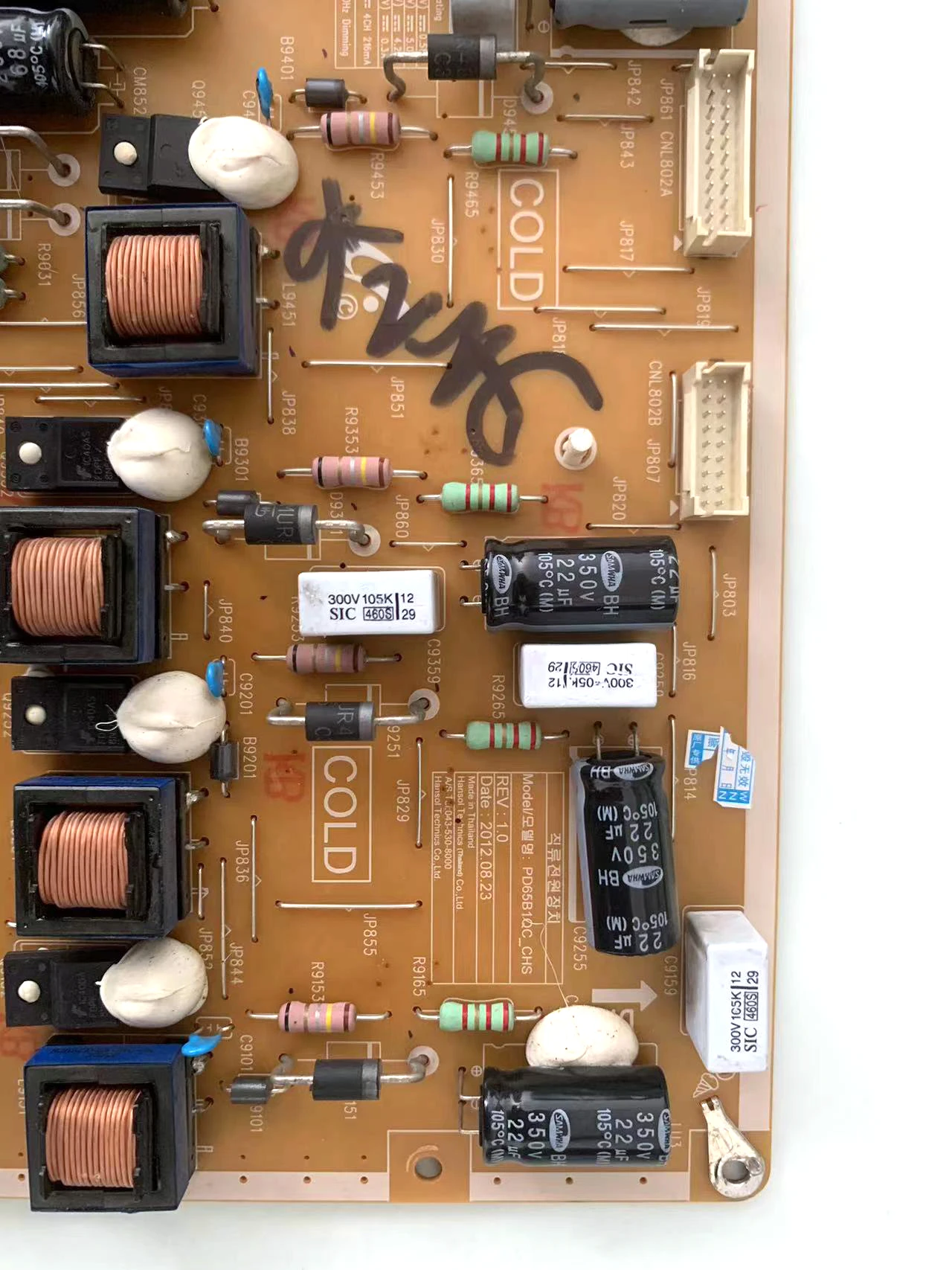 BN44-00545B = BN44-00545A PD65B1Q_CHS Power Supply Board fits UA65ES6500J UN65ES6500F UN65ES6550F UN65ES6500FXZA UN65ES6550FXZA