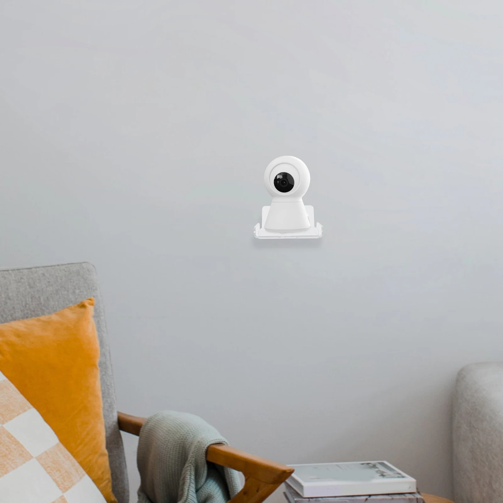 Support de caméra, 2 pièces, petit support mural adhésif pour support de moniteur, haut-parleur pour bébé