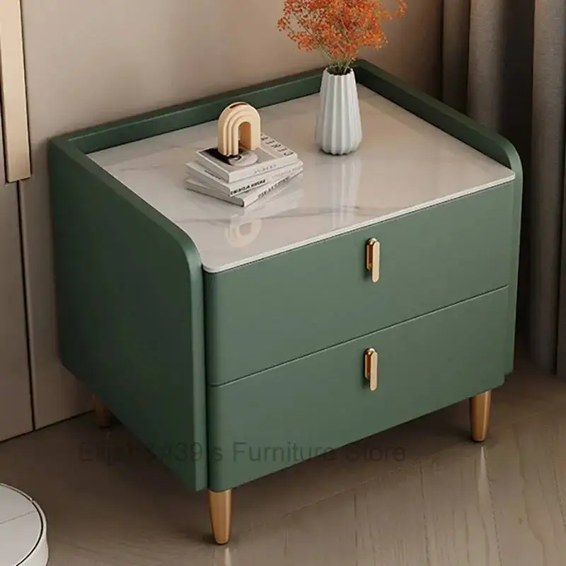 Modern Luxury Nightstand Nordic Bedside Storage Bedroom Wood Nightstands Home Minimalist Mesa De Cabeceira Hotel Furniture
