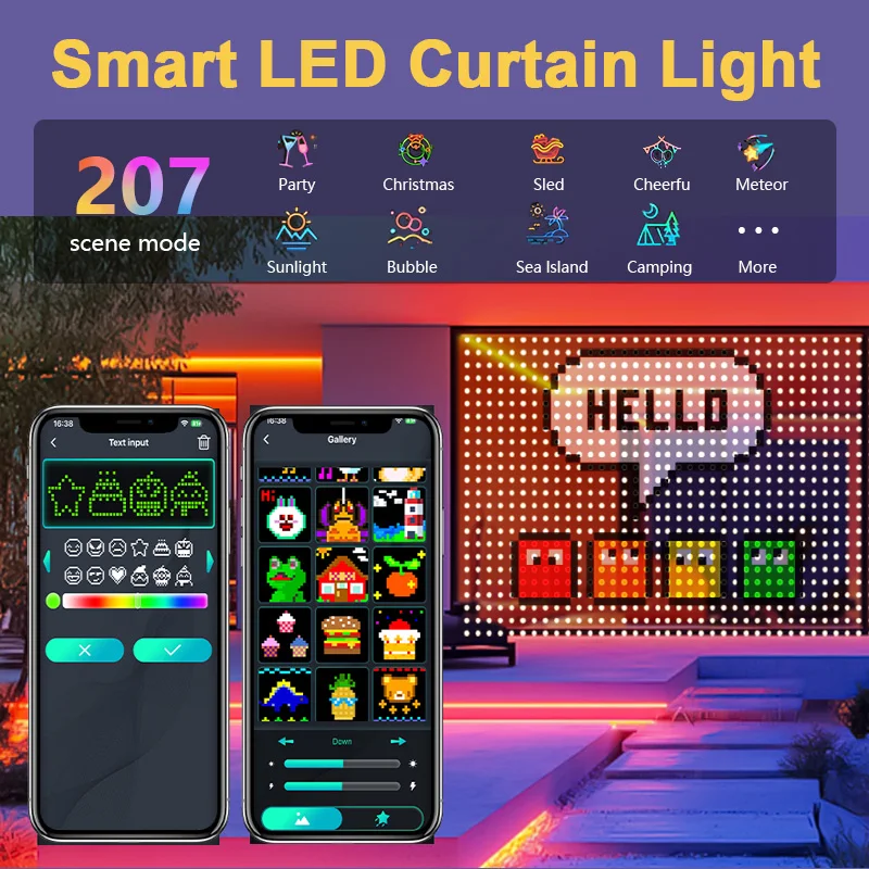 smart-led-curtain-light-app-control-rgb-dimmable-diy-pattern-music-ambient-lighting-for-home-holiday-party-christmas-decoration