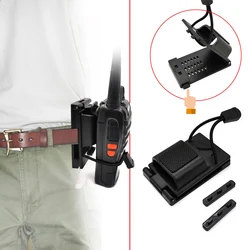 Universal Walkie Talkie Waist Bracket For Security Staff Patrol Duty Portable handheld Stand Belt Hanger Hanger Buckle Bracket