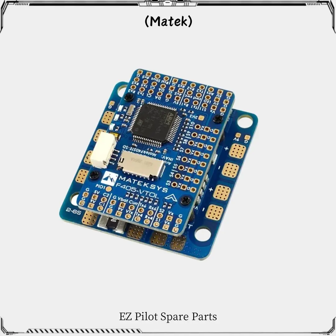 MATEK MATEKSYS F405-VTOL STM32F405RGT6 Flight Controller Built-in OSD MicroSD Card Slot 2~6S For FPV RC Drones Multirotor