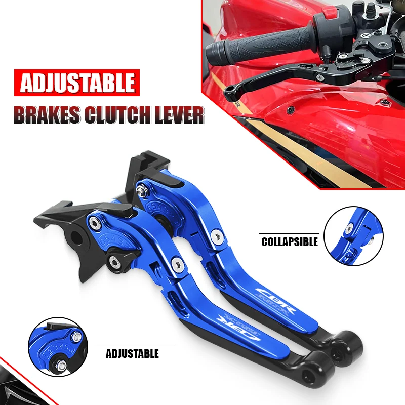 

2025 Motorcycle CNC Adjustable Folding Extendable Brake Clutch Levers Handle For CBR650F CBR650R cbr650r cbr650f