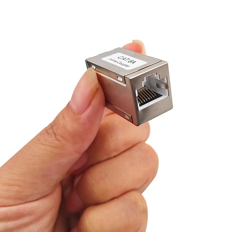 5PCS RJ45 Cat6 geschirmte modulare Ethernet LAN Netzwerkkabel Verlängerung Koppler Stecker Adapter