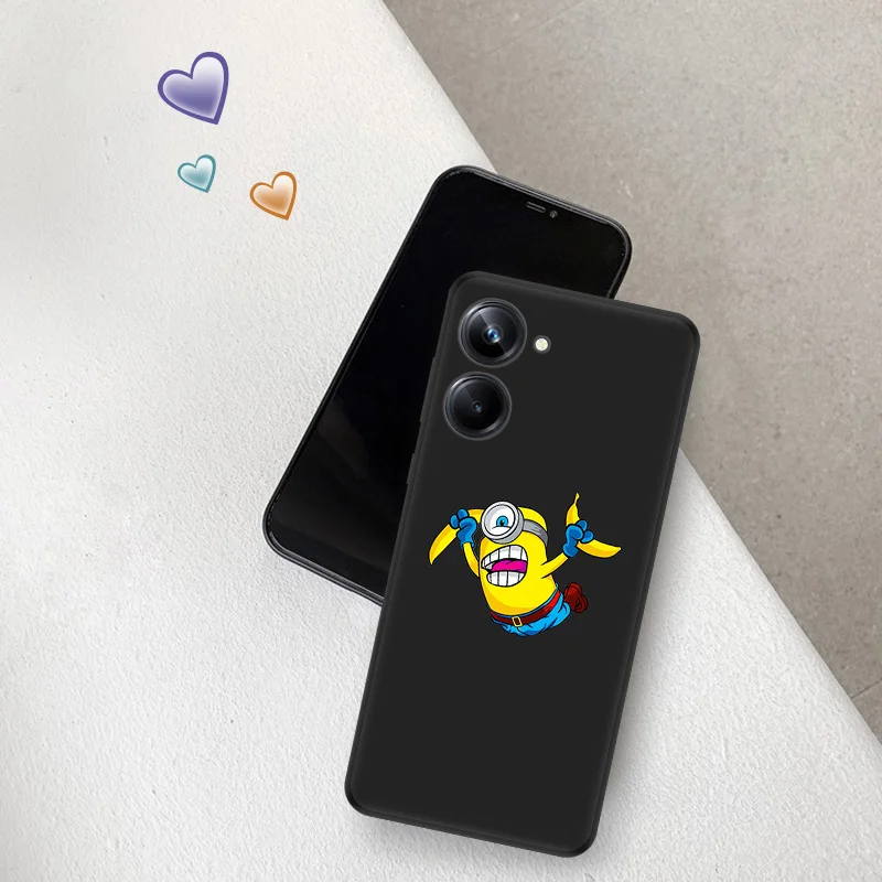 Soft Case for Pixel 8 8a 7a 7 6 6a KING M_Minions Motorola One Fusion Edge 40 Pro 30 20 G200 Cartoon Black Phone Cases Cover