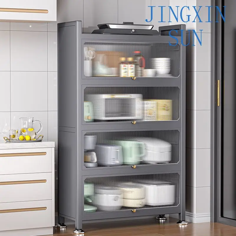 Floor-to-ceiling multi-storey storage cabinets multifunctional ovens, microwave cabinets, cupboards