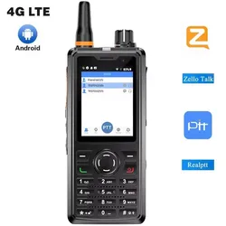 ANYSECU W69 Andriod 14 4G Network Radio With NFC WIFI GPS Work with ZELLO Real-ptt IP68 Waterproof VHF UHF DMR Digital Radio