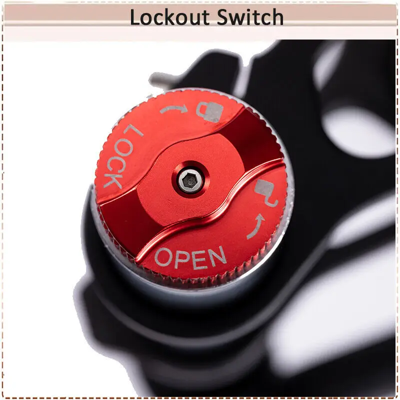 BUCKLOS Dual Crown 20 Zoll Ebike Fat Bike Gabel 20*4,0 E-bike Luftfederung Gabel 180mm Reise Strand Schnee Fahrrad Gabel Fahrrad Teile – Detail 10