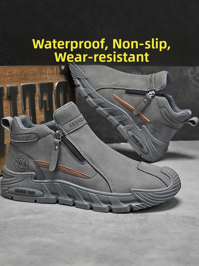 

Men's Breathable Work Shoes 2026 New Style Summer Waterproof Non-slip Wear-resistant Slip-on Sporty Trendy Shoes Casual Loafers