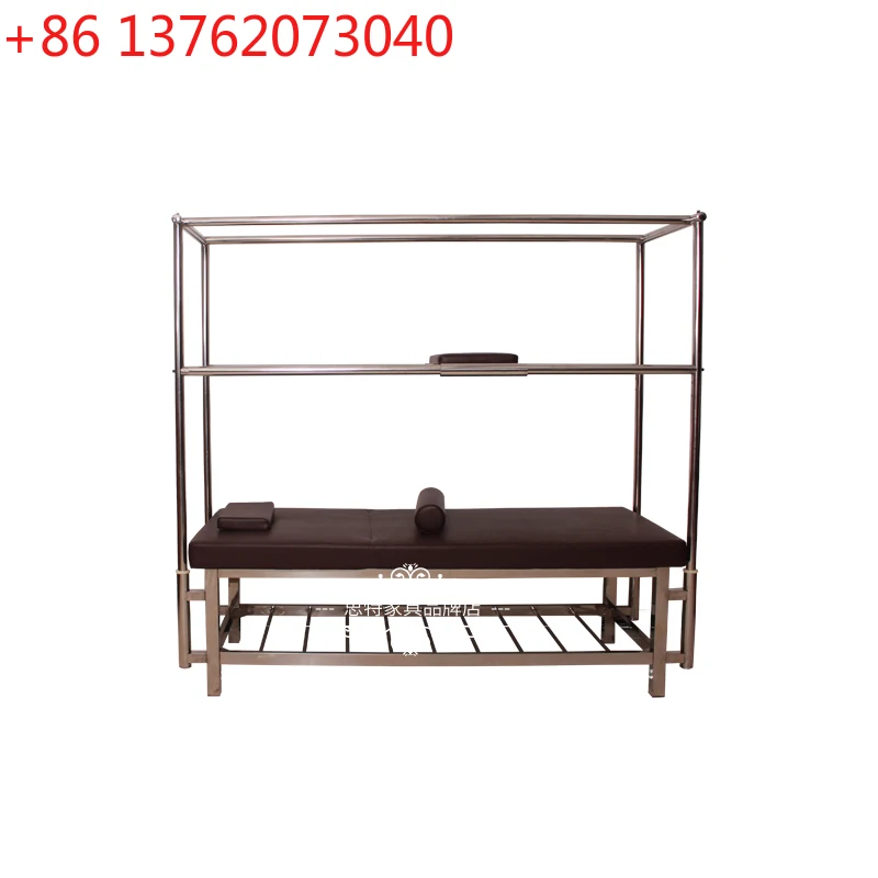 

Stainless steel stepping back bed TCM massage bed pattern stepping bed