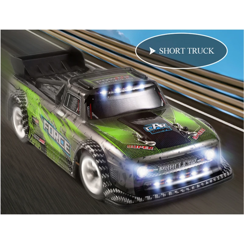 Wltoys 284131 1/28 Rc Cars With Led Lights 2.4g 4wd 30km/H Metal Chassis Electric High Speed Off-Road Drift Toys For Kids Gifts