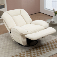 HOMCOM relax chair chair TV with recliner function, rocker function for living room
