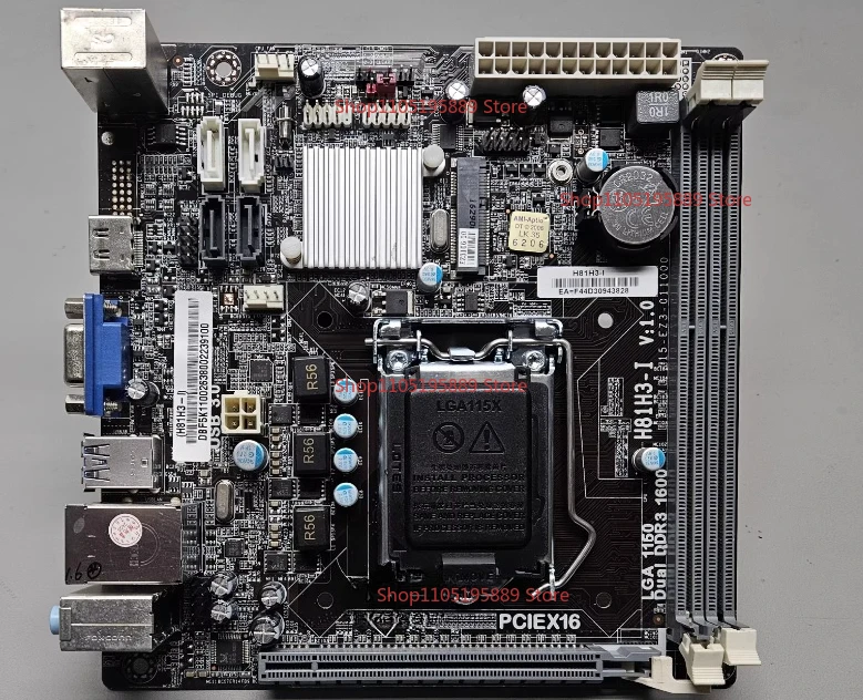 

Материнская плата For Elite H81H3-I Mini ITX, малогабаритная, 17 × 17 см, LGA1150, процессор 4-го поколения, DDR3, HDMI, гигабитный сетевой порт