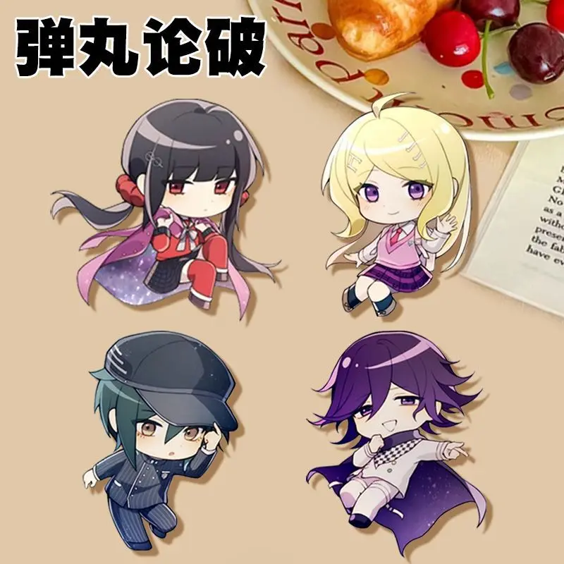 Anime Danganronpa Saihara Shuichi Kokichi Oma Acrylic Badge Cartoon Pins DIY Decoration Backpack Clothes Accessories