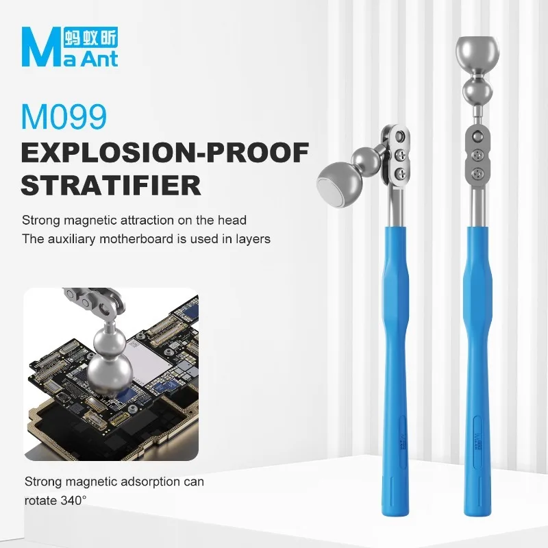 MAANT M099 Explosion-Proof Delaminator Tool with 340° Rotation Strong Magnetic Adsorption for Layered Motherboard Removal
