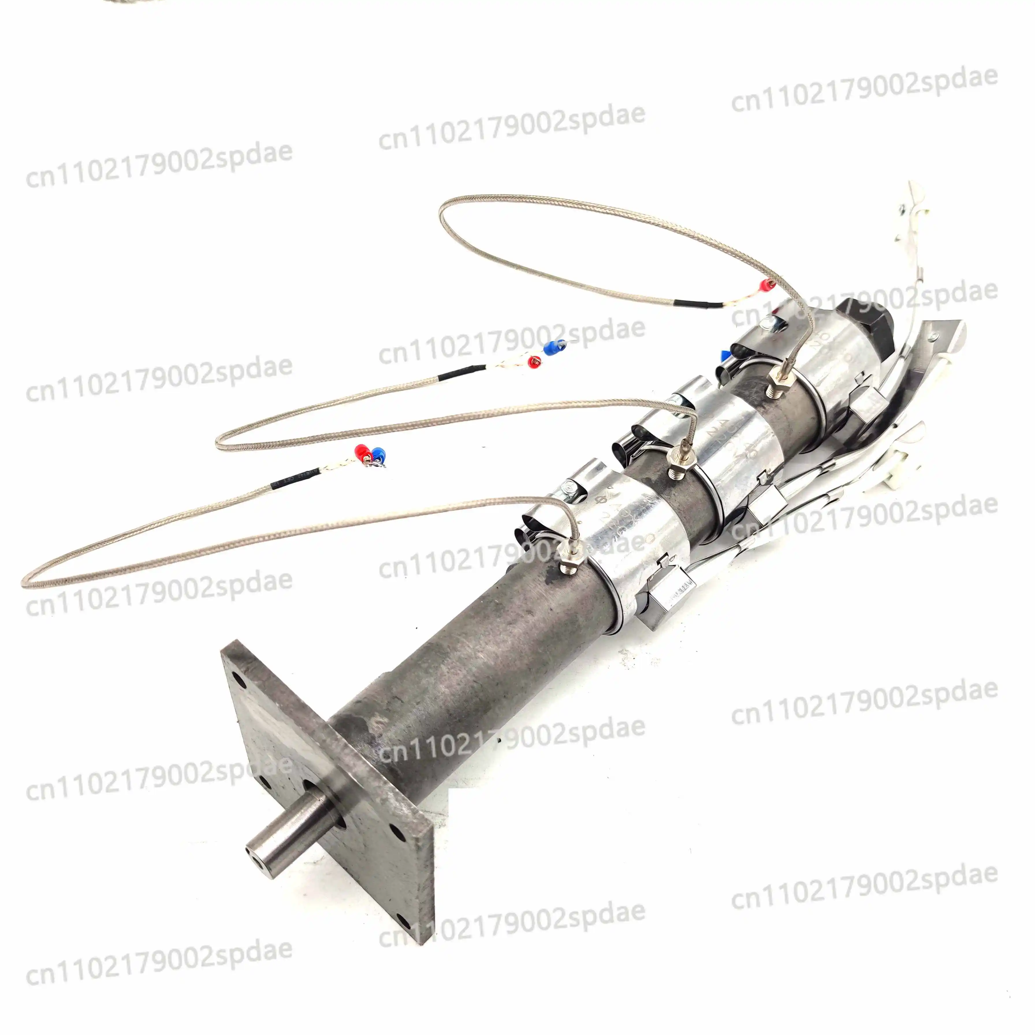 DIY Extruder Machine 20mm - Screw Barrel with Nozzle, Band Heaters, Temp Control & 90W Induction Motor for Crafting