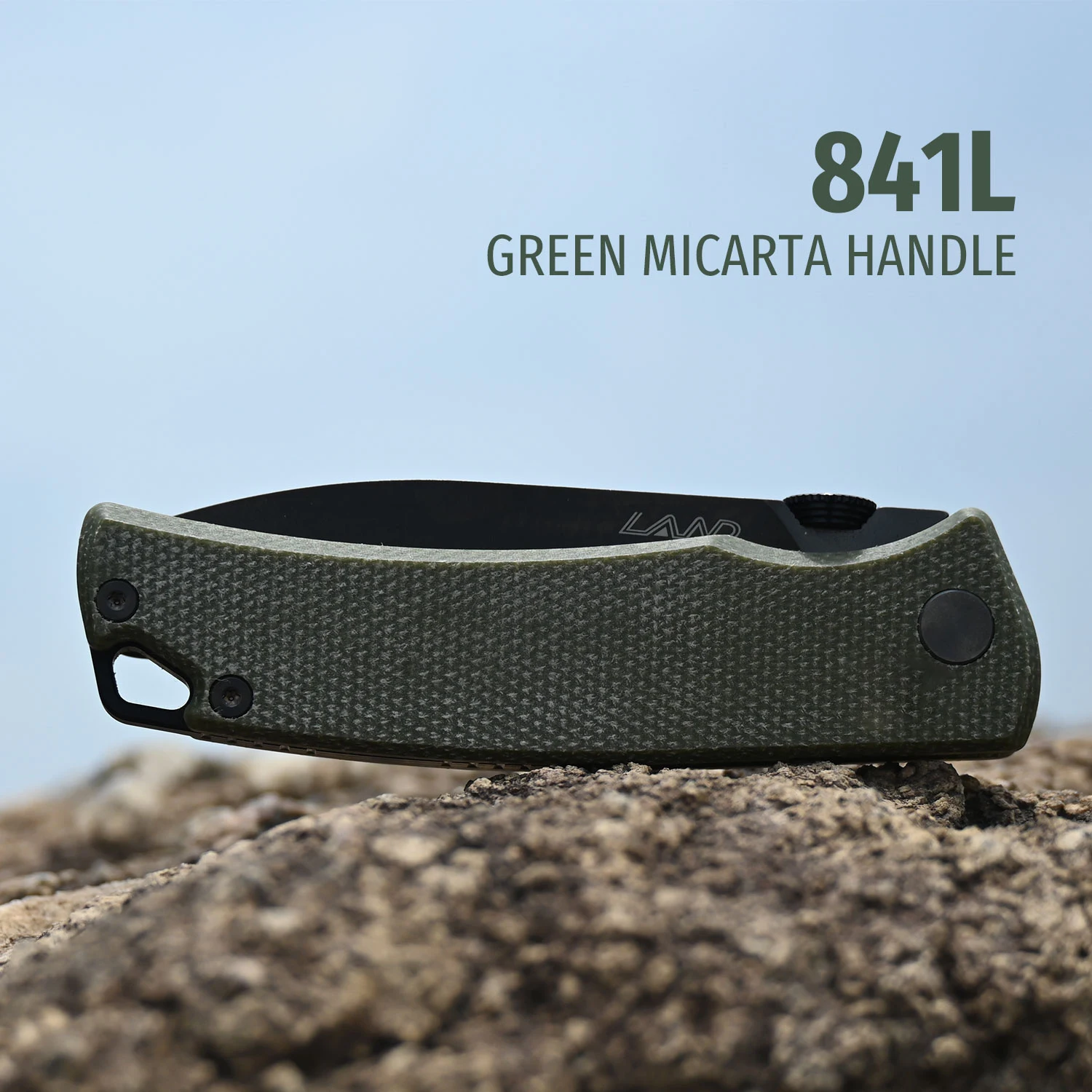 LAND EDC cuchillo plegable de bolsillo para exteriores 841 Camping Picnic desierto caza rescate supervivencia VG10 eje de hoja herramienta portátil cuchillos