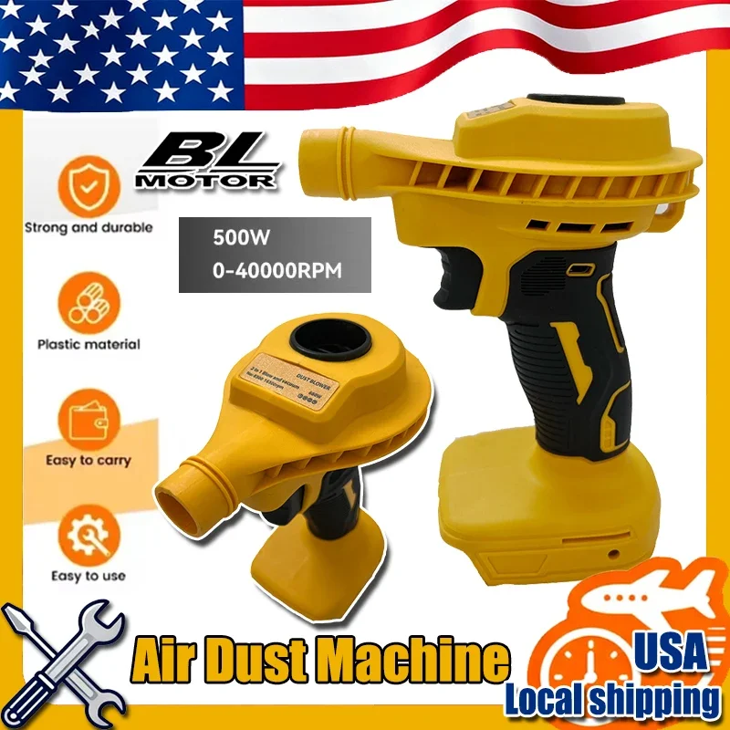 

FIt DeWALT Cordless Air Dust Machine Efficient Rechargeable Vacuum Clean Inflator Cleaning Power Tool For Dewalt 18V 20V Battery