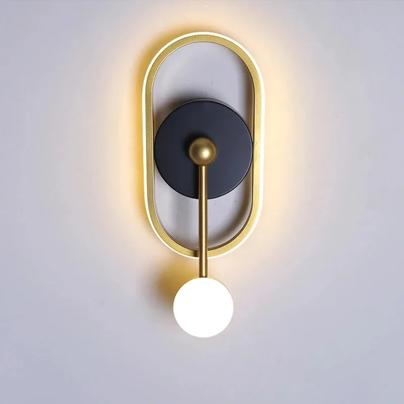 Nordic Modern LED Wall Sconce Indoor Wall Lamp Up Down Light Fixture for Bedroom Living Room Hallway Corridor Home Lighting